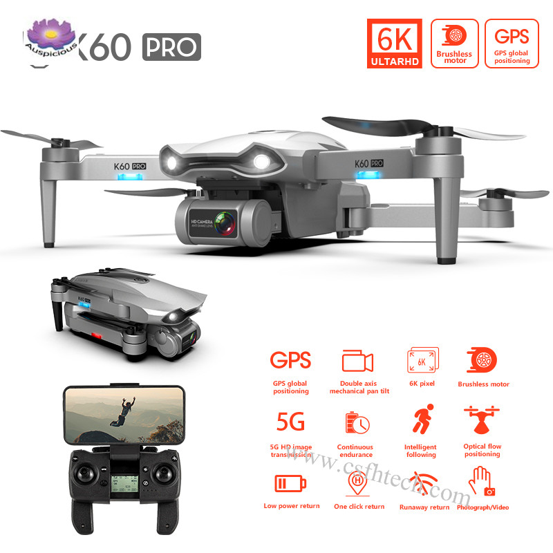2020 The Best New GPS Drone 5G Professional Aerial Photography 6K Dual Camera Follow Me and Brushless Motor Foldable Quadcopter Drone Made In China Factory 
