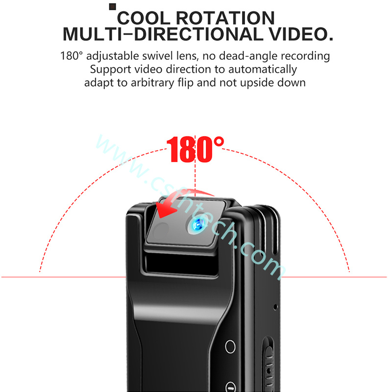 Csfhtech Mini WiFi Camera HD 1080P Night Vision Camcorder Motion DVR Micro Camera Sport DV Video Wireless Small Camera Clip Cam