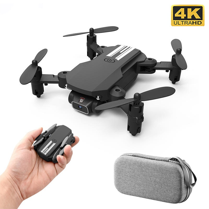 Csfhtech 2021 New Mini Drone 4K 1080P HD Camera WiFi Fpv Air Pressure Altitude Hold Black And Gray Foldable Quadcopter RC Dron Toy