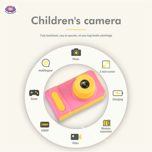 The Best High Quality Cheap Mini 2" Screen 100° Angle Lens 1080P HD Children Kid Camera for Photo Video Game Made In China