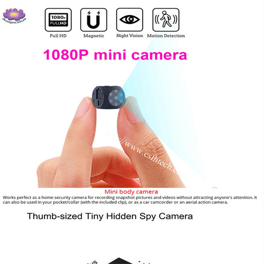 MD21 HD 1080P Portable Hidden Camera Long Time Recording Spy Gadgets  Mini Camera with Night Vision and Motion Detection Indoor Outdoor Small Security Camera support hidden TF Made In China Factory