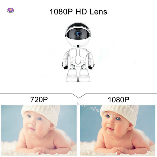 2021 NEW HD1080P Wireless WIFI Smart Home Camera CCTV IR Night Video Baby Pet Monitor Robot IP Camera  Made In China Factory