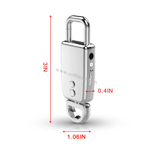 4G 8GB 16G 32G Metal Housing Digital Adio Hidden Spy Voice Recorder keychain Mp3 Made In China Factory