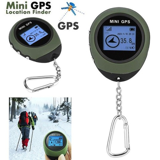 The Best Quality Mini GPS Tracker Tourist Navigator Device Travel Portable Keychain Locator Pathfind Motorcycle Sport Handheld Keychain