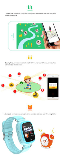 2020 Q90S Waterproof GPS Child Smart Watch Phone Position Children Watch 1.3 inch Color Touch Screen WIFI SOS Smart Baby Watch