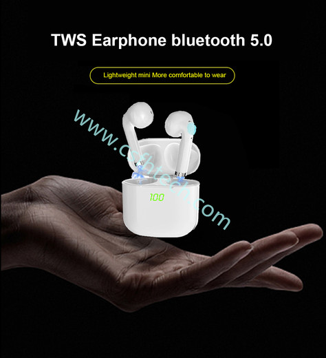 Csfhtech Globleseller TWS Wireless Bluetooth Earphone for Iphone Earbuds Bluetooth 5.1 Headphone 9D Stereo HIFI with Microphone for Smartphone