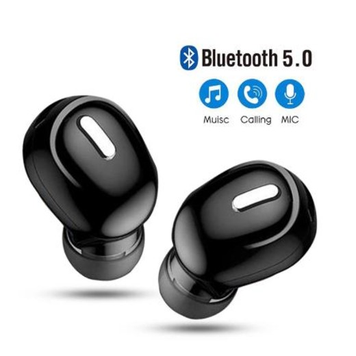 Csfhtech Mini In-Ear 5.0 wireless headphones HiFi Wireless Headset With Mic Sports Earbuds Handsfree Stereo Sound Earphones for all phone