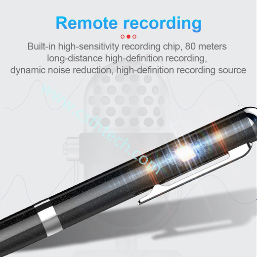  Csfhtech Q96 Voice Recorder Metal Professional High-definition Noise Reduction Recorder Voice Recorder Pen 