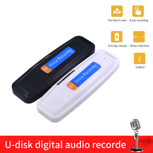  Csfhtech Mini Dictaphone USB Voice Recorder Pen U-Disk Professional Flash Drive Digital Audio Recorder Micro SD TF Card Up to 32G