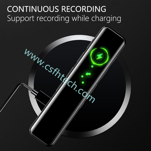  Csfhtech Portable Professional Voice recorder 26 Languages Telephone Audio Recording For Learn Business Travelling Digital Voice Recorder