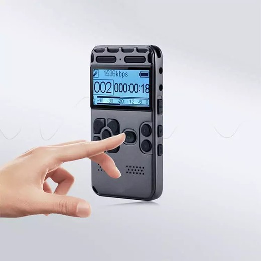 Csfhtech High sensitive pcm audio recording devices automatic voice activated digital voice recorder 16GB hd with long time battery