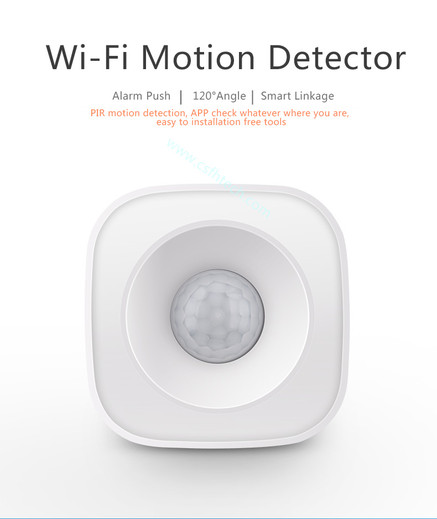 csfhtech Security system Motion PIR sensor detector WIFI motion sensor intelligent Life APP wireless home