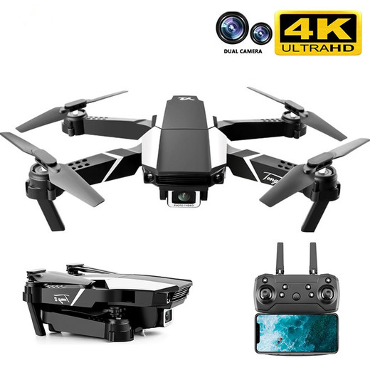 Csftech Drone 4k HD Dual Camera Visual Positioning 1080P WiFi Fpv Drone Height Preservation Rc Quadcopter S62 Pro Drones Toys