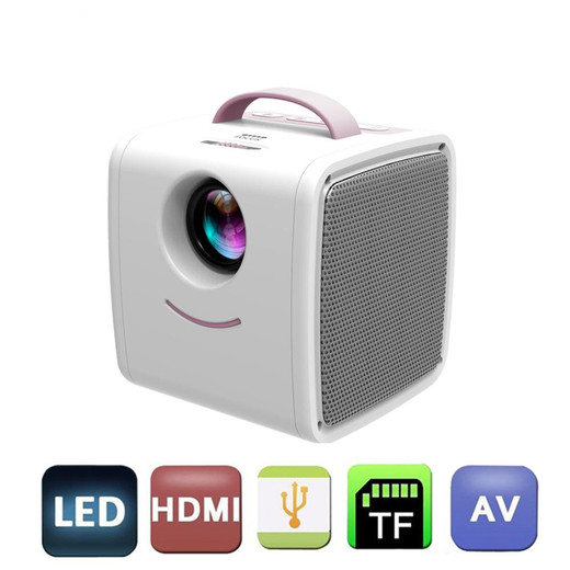 Csfhtech Q2 LCD Mini Portable Projector Support 1080P Full HD HDMI USB for Children Study Christmas present Proyector