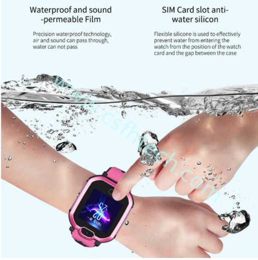 csfhtech S6 Kids Smart Watch Waterproof 4G GPS WIFI LBS Tracker Phone Watch SOS Video Call for Children Anti Lost Monitor Baby SmartWatch