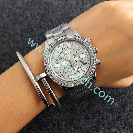 csfhtech Elogio CONTENA Crystal Diamond Watch Luxury Rose Gold Women Watches Fashion Women's Watches Full Steel Wrist watch Clock saat