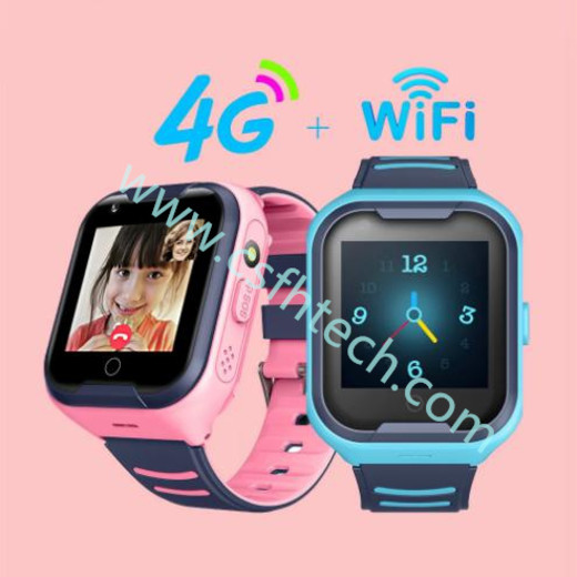 csfhtech 2021 Kids Smart Watch SOS Anti-lost Baby 4G SIM Card GPS WIFI Call Location LBS Tracking Smartwatch kid smart watch children