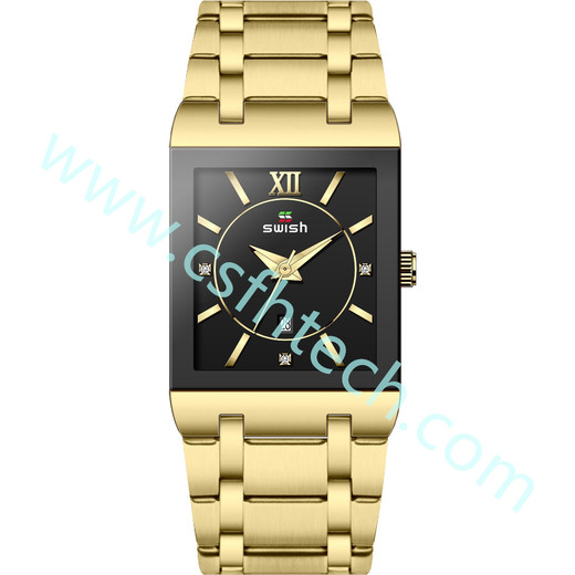 Csfhtech Women's Luxury Bracelet Watches Top Brand Designer Dress Quartz Watch Ladies Golden Rose Gold Wrist Watch Relogio Feminino 2021