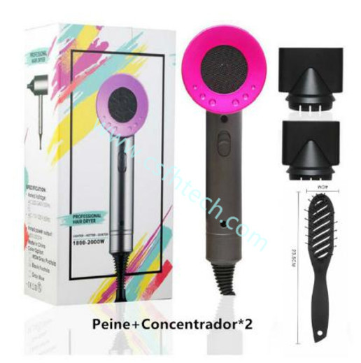 Csfhtech Professional Hair Dryer Strong Wind Salon Dryer Hot Air Brush&Cold Air Wind Negative Ionic Hammer Blower Dry Electric Hair dryer