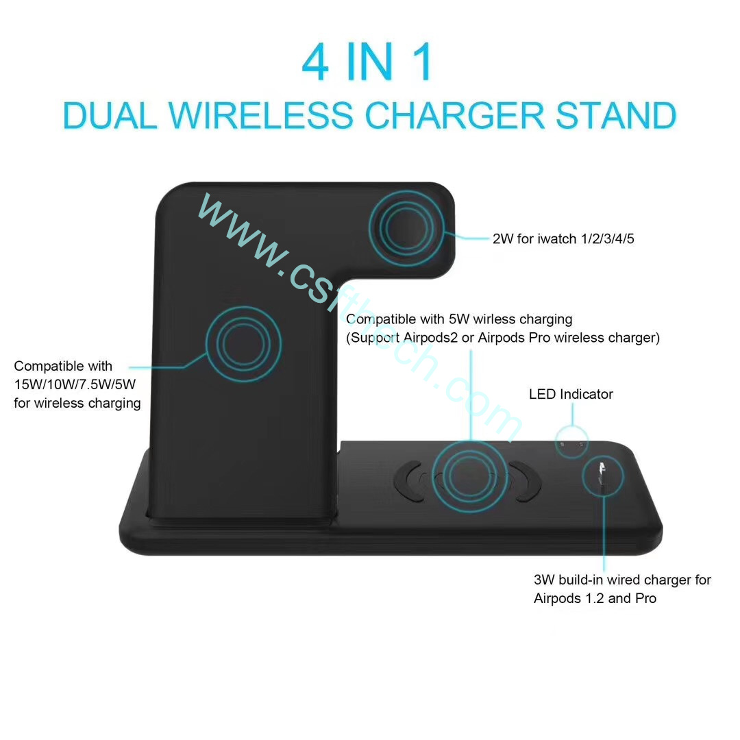 Csfhtech New Model Q20 4-in-1 15W fast charging wireless  1 (9).jpg
