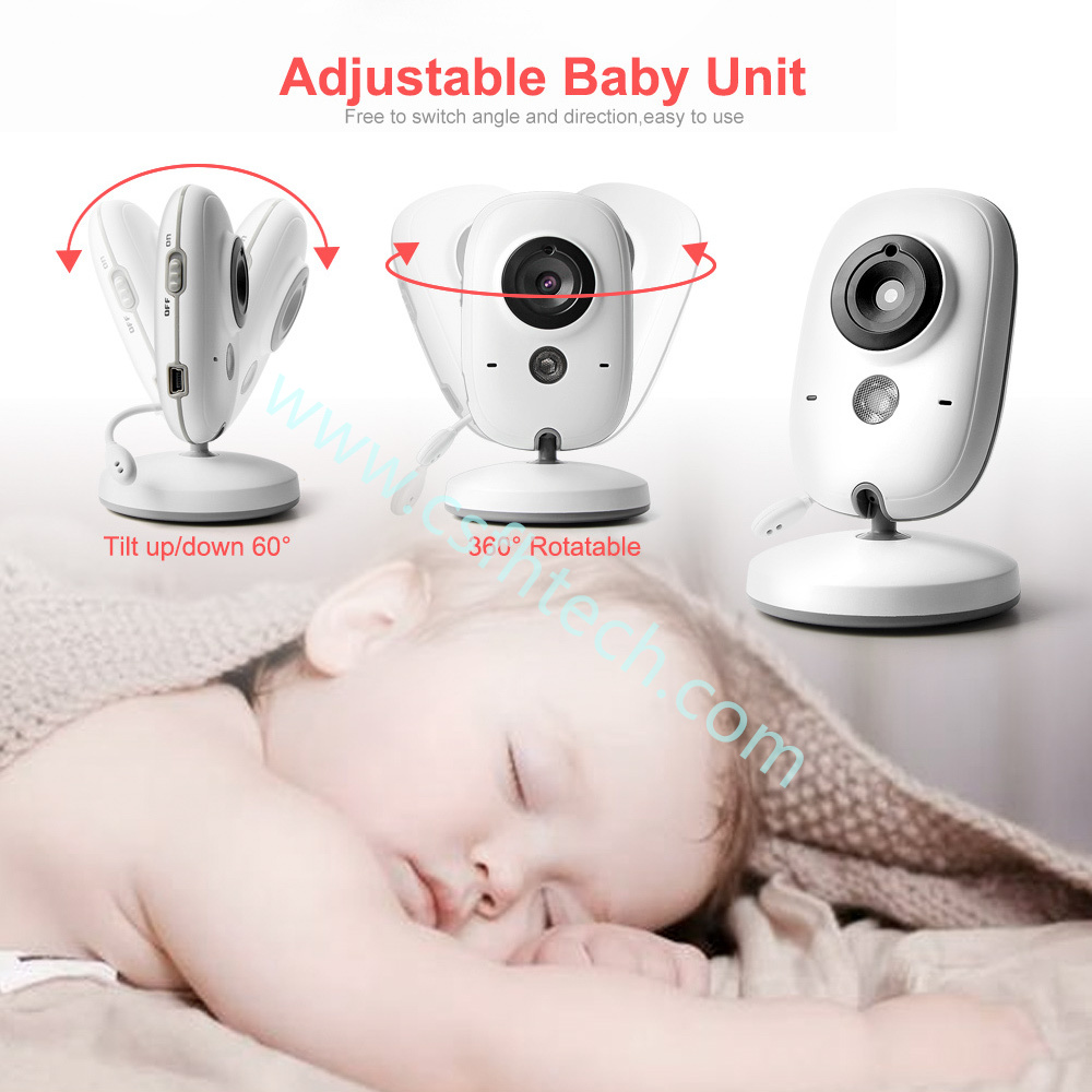 Csfhtech Baby Monitor High Resolution Wireless Video 3.2 Inch Baby Nanny Security Camera Night Vision Temperature Monitoring Babysitter (8).jpg