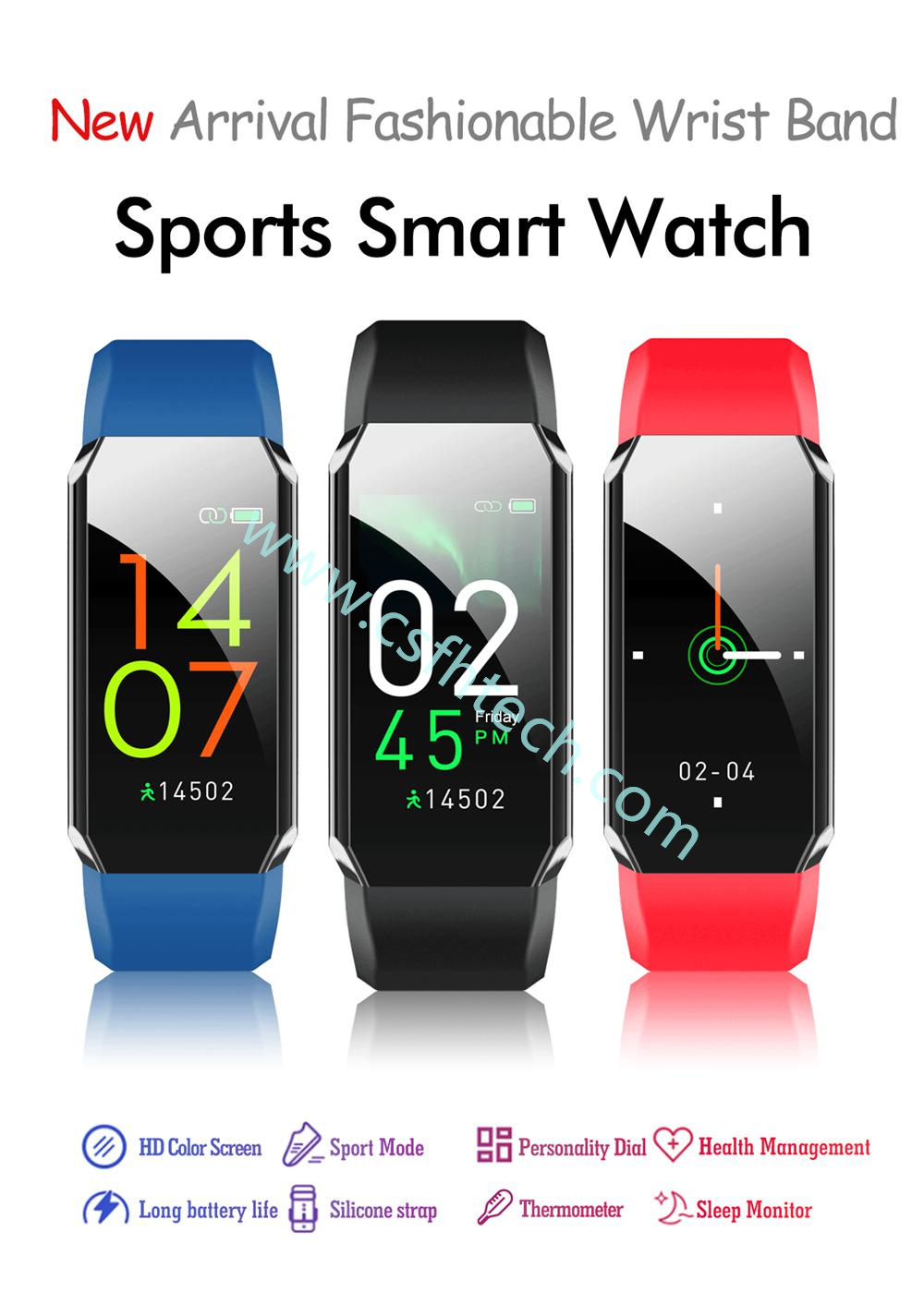 1 Sport Smart Watch For Men Women Body Thermometer Waterproof Smartwatch, Fitness Bracelet Blood Pressure(1).jpg