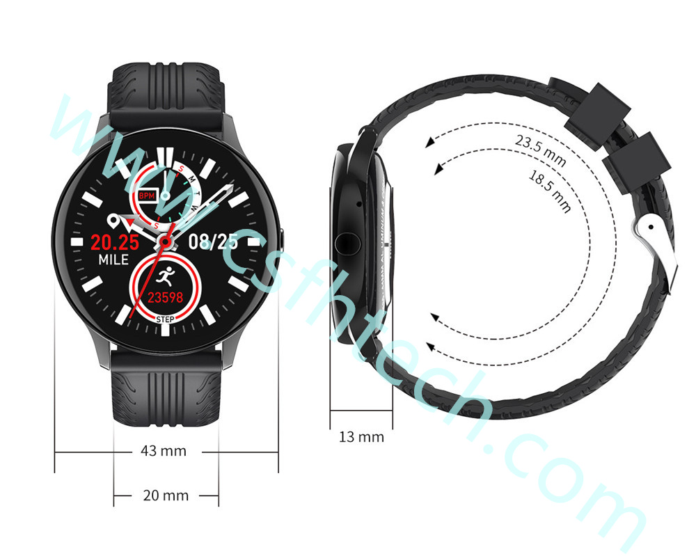 1 Csfhtech   Smart Watch Men Women Blood Pressure Fitness Tracker Smartwatch IPS Screen Heart Rate Monitor Waterproof Clock For Android IOS (15).jpg