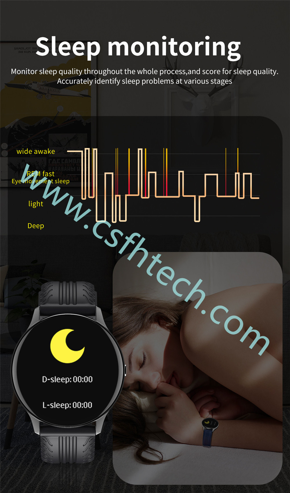 1 Csfhtech   Smart Watch Men Women Blood Pressure Fitness Tracker Smartwatch IPS Screen Heart Rate Monitor Waterproof Clock For Android IOS (10).jpg