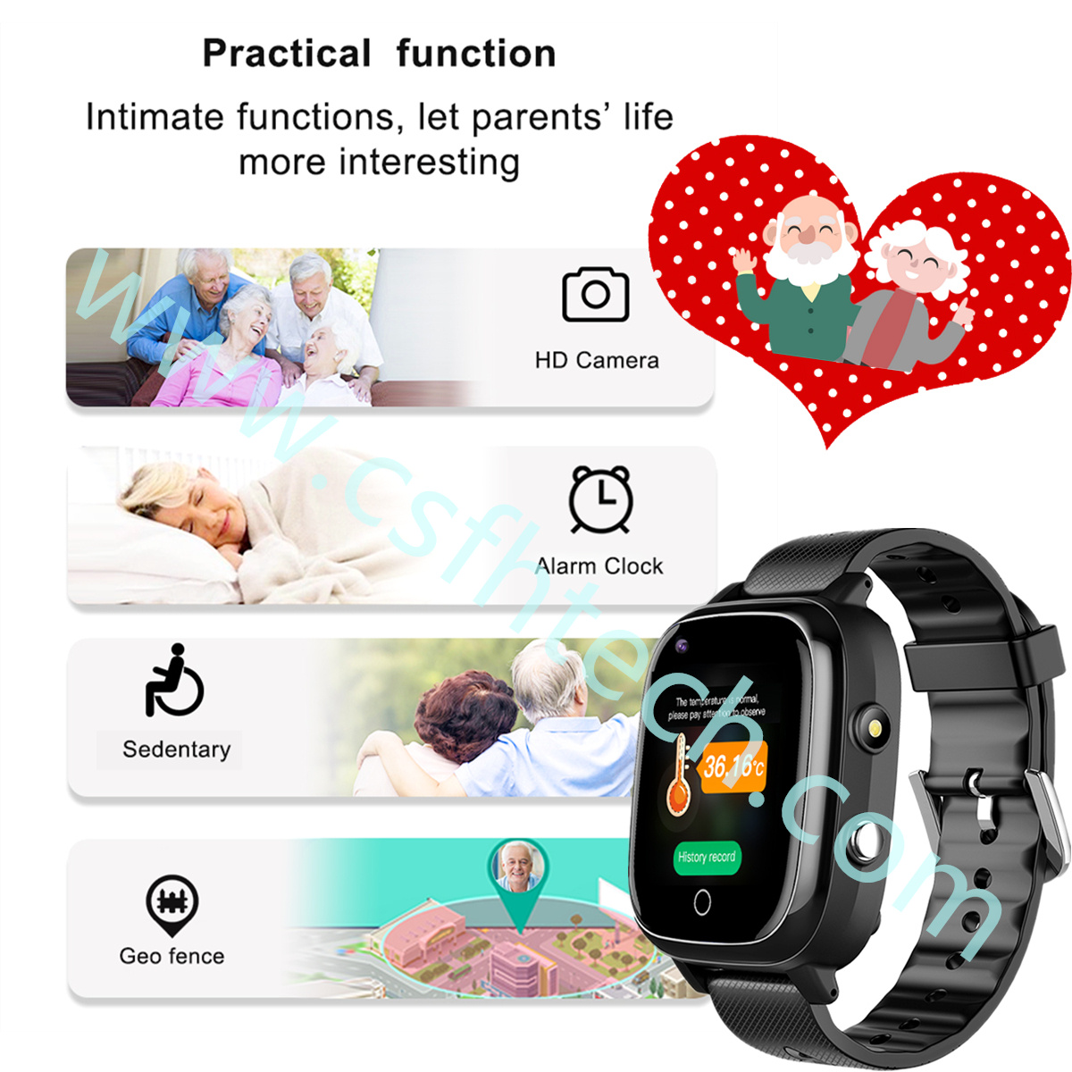 Csfhtech   4G Elderly Smart Watch Heart Rate GPS WIFI Positioning Track Watch Voice Chat SOS Video Call Alarm Clock For Adult Man (10).jpg