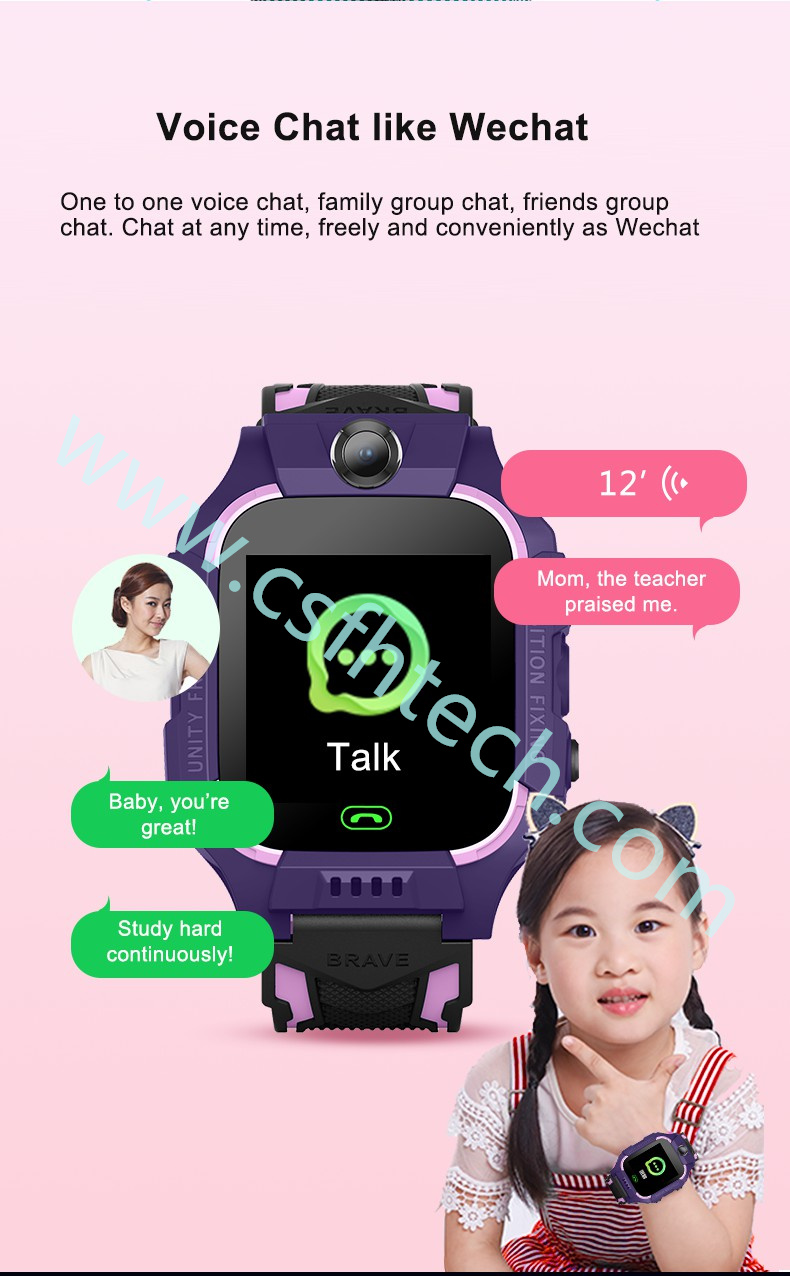 Csfhtech Waterproof Smart Watch for Kids LBS Tracker Child SOS Call Anti Lost Baby Watch Children Phone Watches for Boy girls (5).jpg