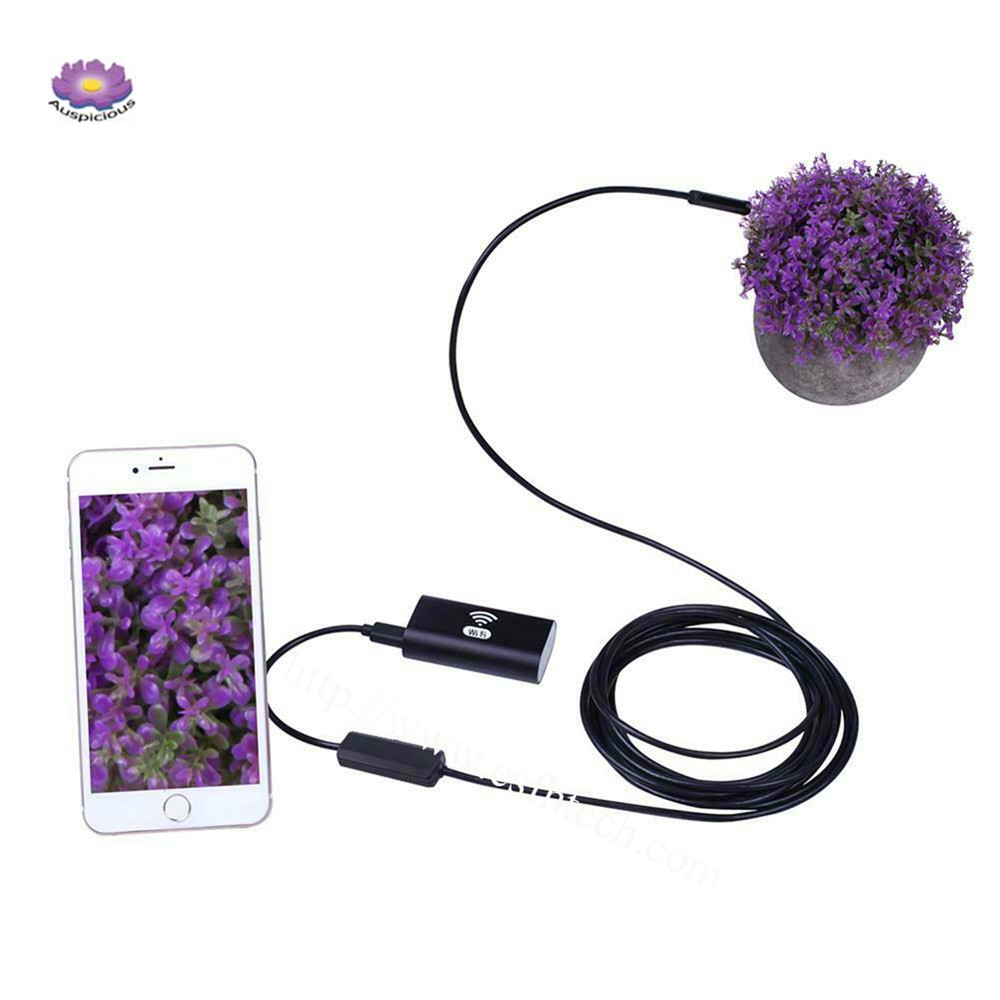 The Best New 8mm Wifi Endoscope 1/1.5/2/3.5/5 Long Cable Support compteur built in battery Made In China Factory