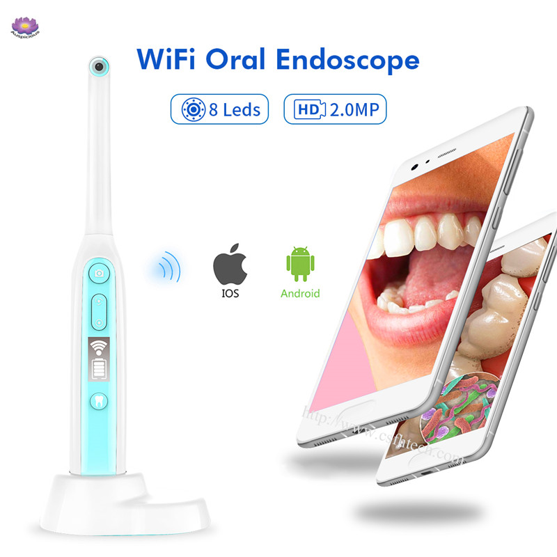 2021 Wholesales The Best High Quality Wireless WiFi HD Intraoral Camera System Endoscope Teeth & Oral LED Ligh Made In China Factory
