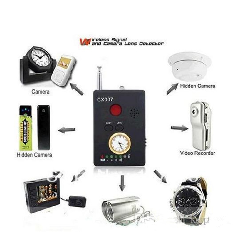 Blocker Wireless Button Camera Hidden Anti Spymini Detector Bug Mobile Signal GSM GPS Audio Device Finder Radio