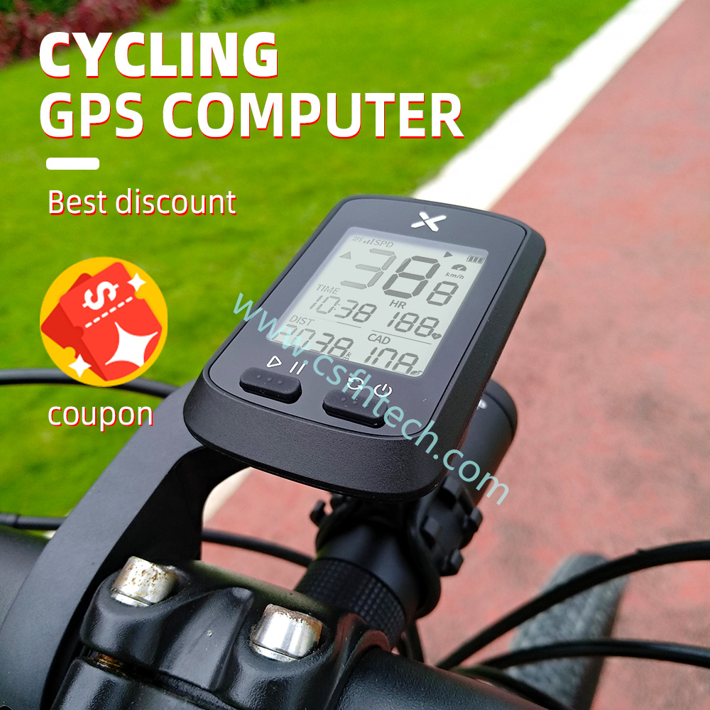 Csfhtech XOSS Bike Computer G + Plus Wireless GPS Odometer Waterproof Road Cycle MTB Bicycle Bluetooth ANT+ Sprint Cycling Speedometer