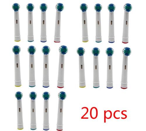 Csfhtech 20pcs Electric toothbrush head for Oral B Electric Toothbrush Replacement Brush Heads 
