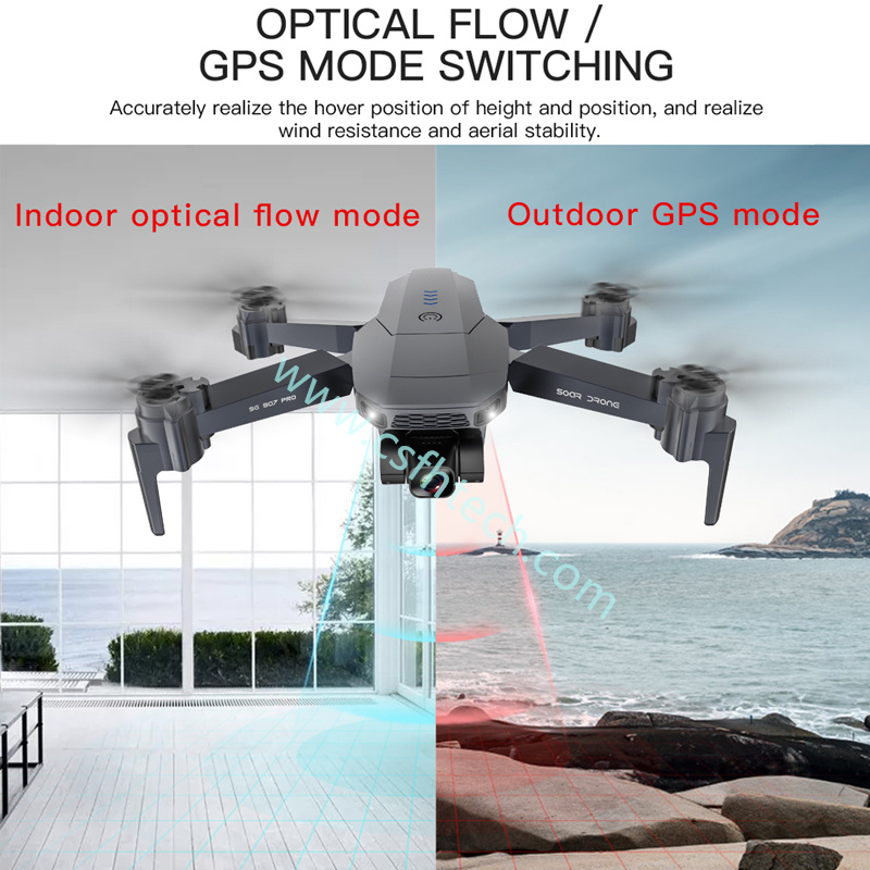 Csftech  SG907 PRO SG901 GPS Drone with 2 Axis Gimbal Camera 4K HD 5G Wifi Wide Angle FPV Optical Flow RC Quadcopter Dron vs SG906 5G GPS UAV  