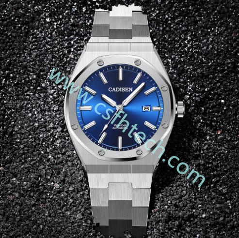 csfhtech 2021 New CADISEN DESIGN Mechanical Watches For Men Top Brand Luxury Automatic Watch Men Japan NH35A Wristwatch Men reloj hombre