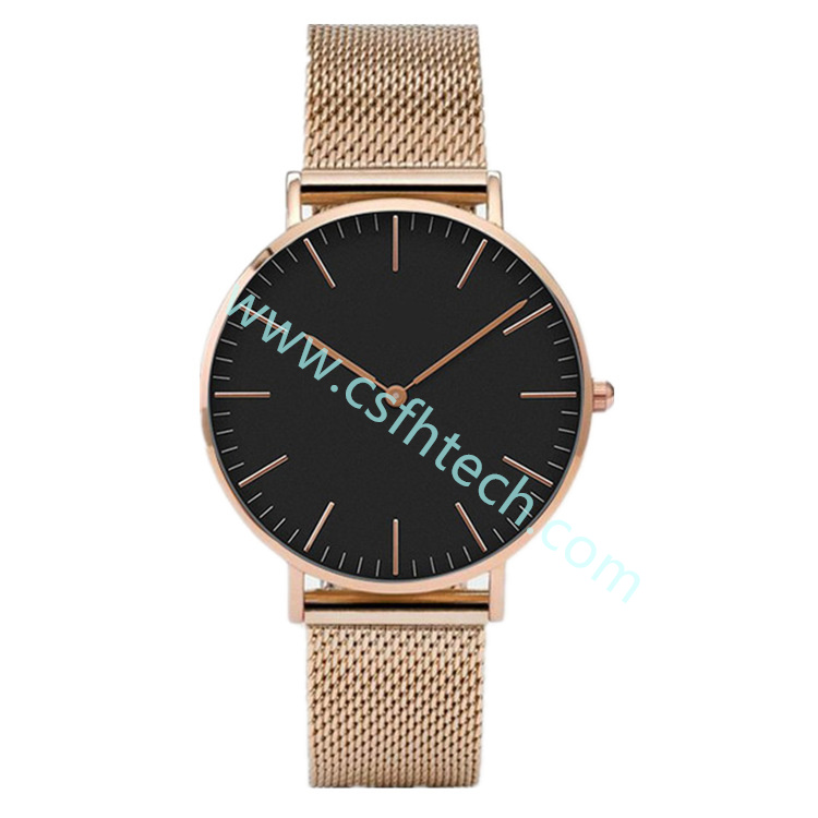 Csfhtech Luxury Rose Gold Watch Women Bracelet Watches Top Brand Ladies Casual Quartz Watch Steel Women's Wristwatch Montre Femme Relogio