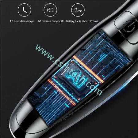 Csfhtech Electric Shaver 4D Men's Electric Hair Clipper USB Rechargeable Professional Hair Trimmer Hair Cutter for Men Adult Razor
