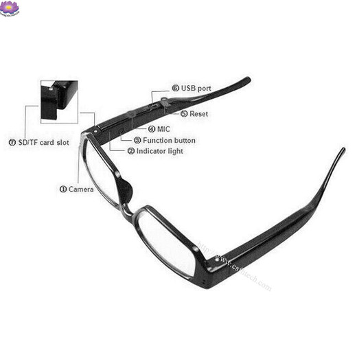HD 1080P 720P Eyewear Glass Camera, Digital Video Recorder Super Easy to Use HD 1080P Glasses Spy Camera Hidden Made In China Factory