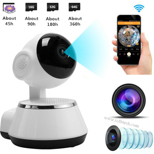 High Quality Wireless 720P HD WiFi CCTV Security IP Camera Pan Tilt Baby Monitor /Memory Card Made In China