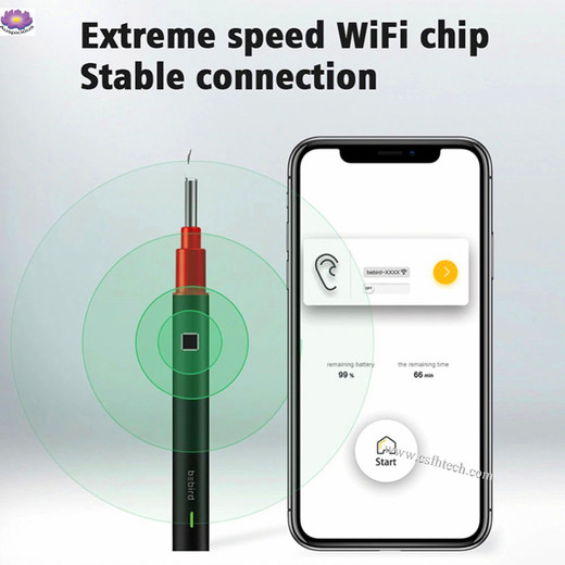 The Best Quality 3.9mm HD Wireless Smart Visual Cold Light Ear Endoscope Cleaning Earbuds WIFI Visual Earpick Spoon Otoscope Camera For Ear Nose Made In China Factory