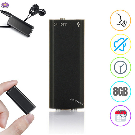 Mini 8GB USB Digital Audio Voice Recorder Dictaphone MP3 Music Player 48KHZ FHW2 Made In China Factory