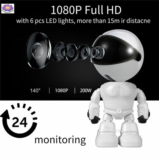Wholesales FH HD1080P Cloud Home Security IP Camera Robot Intelligent Auto Tracking Camera Smart Robot Camera Made In China Factory 