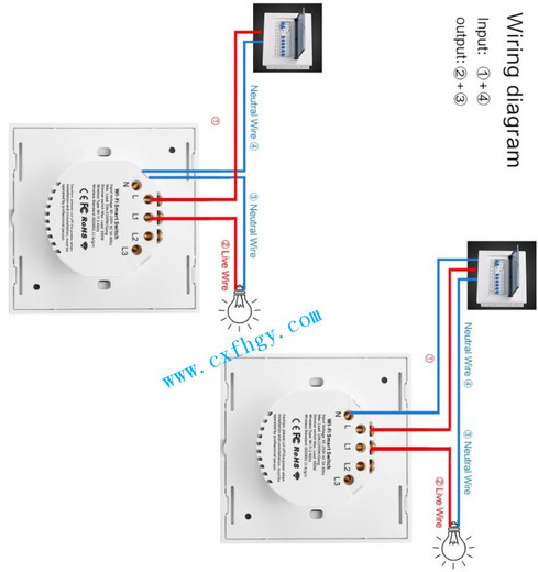 Best Smart Light  WiFi Smart Light Dimmer Switch Touch In Wall Remote Control Light Work 1/2/3 Gang wifi light switch US/EU Standard