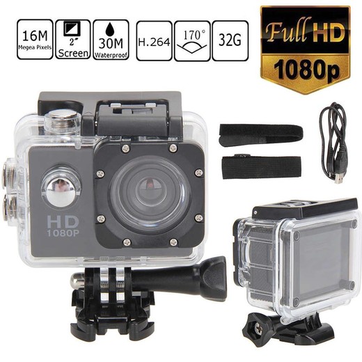 High Quality Full HD 1080P Waterproof Action Camera 2.0 Inch Camcorder Sports Video Camera DV Go Pro