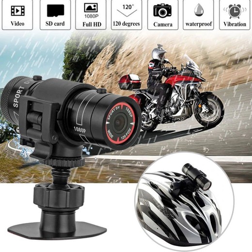 High Quality Mini F9 HD 1080P Bike Motorcycle Helmet Sport Camera Video Recorder DV Camcorder Mini Camera Motorcycle Helmet Action DVR Video Made In China Factory