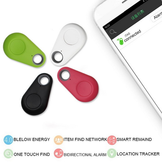Smart Remote Control Elderly Anti Lost Keychain Alarm Bluetooth Tracker Key Finder Tags GPS Locator