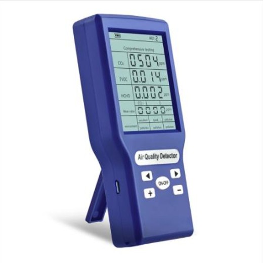 Csfhtech   Digital CO2 Sensor PPM Meters Mini Carbon Dioxide Detector Gas Analyzer Air Quality Monitor USB Detector TVOC HCHO PM2.5 Meter