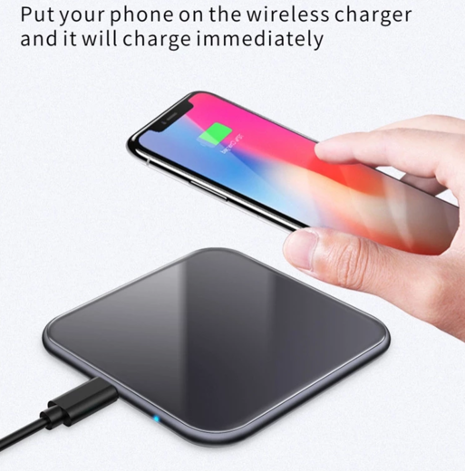  csfhtech  Ultra Slim Fast Charging USB C Qi 15w wireless charger for Huawei iPhone